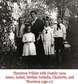 Thornton Wilder with Family 1909