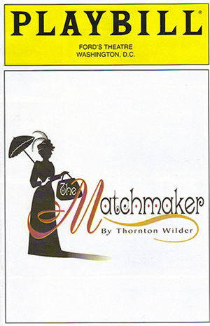 The Matchmaker Ford's Theatre Playbill