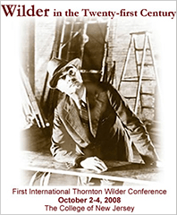 Poster for the First International Thornton Wilder Conference