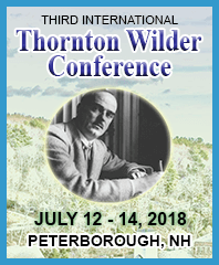 Third International Thornton Wilder Conference Featured Content Logo
