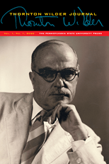 Thornton Wilder Journal Issue 1 Cover